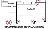 suggested  trap  locations  for  houses  -  Gremar,  Inc.