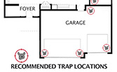 suggested  trap  locations  for  houses  -  Gremar,  Inc.